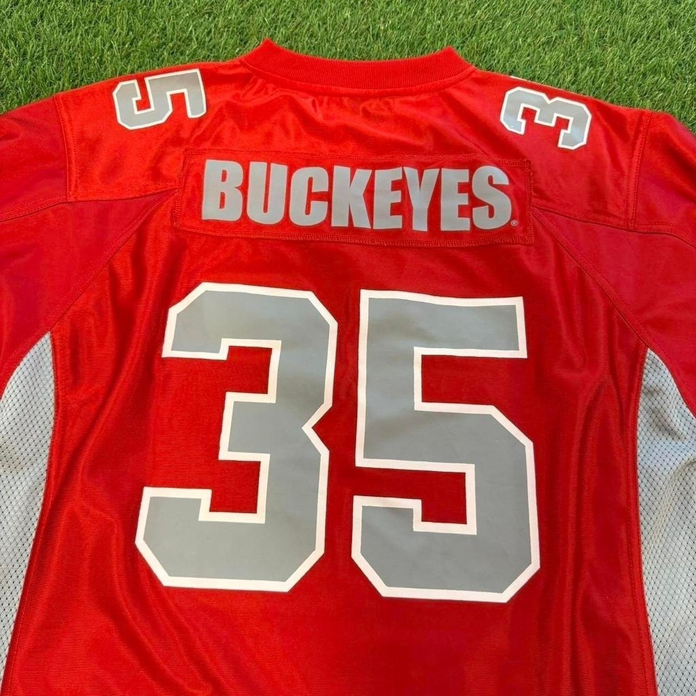 Starter Ohio State Buckeyes red football jersey medium - Picture 3 of 8